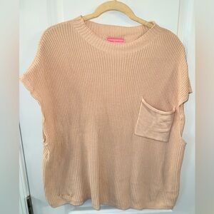 Simply Southern Peach Knit Sweater
